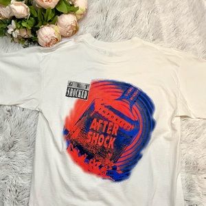 Vintage 90s Aftershock Boozy T Shirt Large
